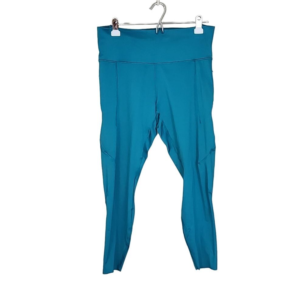 All in Motion‎ Teal Crop Leggings Size XXL